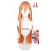 Chainsaw Man/Chainsaw Man Pawa Dali Milk Orange Long Hair COS Anime Wig Headpiece