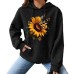 Floral Sunflower Pattern Printed Top