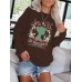 Floral patterned hoodie