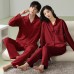 Pajamas Couple Red Men's Set Home Clothes