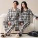 Couple collar men and women can wear outerwear set