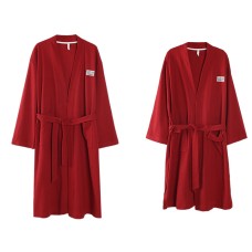 Mid to long length home gowns for couples