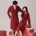 Mid to long length home gowns for couples