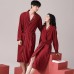 Mid to long length home gowns for couples