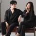 Collar long sleeved home suit set