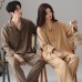Collar long sleeved home suit set