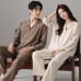 Collar long sleeved home suit set