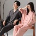 Collar long sleeved home suit set