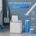 One-Time Use Toilet Brush Set, No Dead Corners, Household Disposable Replaceable Cleaning Brush Head, Antibacterial Toilet Brush for Bathroom