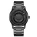 LIGE Fashionable Roman Numeral Men's Multi-Function Quartz Watch with Leather Strap and Water Resistance