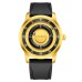 LIGE Fashionable Roman Numeral Men's Multi-Function Quartz Watch with Leather Strap and Water Resistance