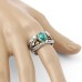 Lord of the Rings Aragorn Ring with Gemstone Men's Ring Cosplay Costume Accessory Jewelry for Men Lord of the Rings Aragorn Ring with Gemstone Men's Ring Cosplay Costume Accessory Jewelry for Men