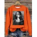 Mona Lisa printed hoodie
