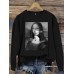 Mona Lisa printed hoodie