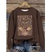 NASHVILLE Guitar Wings Printed Hoodie