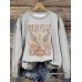 NASHVILLE Guitar Wings Printed Hoodie