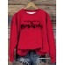 Horse racing pattern printed round neck hoodie