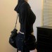 Hot stamping element velvet solid color zipper hooded long sleeved jacket