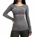 Retro letter printed versatile top basic top