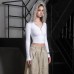 Splicing hooded basic versatile solid color top