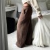 Double sided velvet warm low waist straight leg casual pants