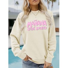 Round neck shirt MANANA SERA print