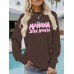 Round neck shirt MANANA SERA print