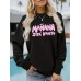 Round neck shirt MANANA SERA print