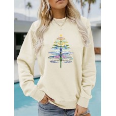 Dragonfly printed hoodie for women