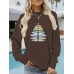 Dragonfly printed hoodie for women