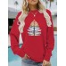 Dragonfly printed hoodie for women