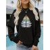 Dragonfly printed hoodie for women