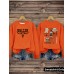 Round neck WALLEN printed pullover sweatshirt