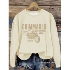 GRIMMAULD printed pullover sweatshirt