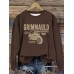 GRIMMAULD printed pullover sweatshirt