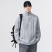 Simple Long Sleeve Half-High Collar Zipper Knitwear Simple Long Sleeve Half-High Collar Zipper Knitwear