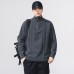 Simple Long Sleeve Half-High Collar Zipper Knitwear Simple Long Sleeve Half-High Collar Zipper Knitwear