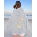 Letter printed kangaroo pocket hooded long sleeved fleece sweatshirt top