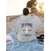 CALIFORNIA printed kangaroo pocket hooded long sleeved fleece sweatshirt top