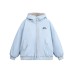 Rabbit ear hooded warm and thick jacket