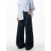 Cartoon teddy bear embroidered jeans