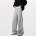 Fashion Design Color-blocked Straight Leg Pants for MenLoose Casual Wide Leg Trousers, High Street Versatile Straight Fit Long Pants