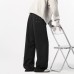 Fashion Design Color-blocked Straight Leg Pants for MenLoose Casual Wide Leg Trousers, High Street Versatile Straight Fit Long Pants
