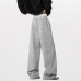 Fashion Design Color-blocked Straight Leg Pants for MenLoose Casual Wide Leg Trousers, High Street Versatile Straight Fit Long Pants