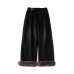 Fleece-Lined Thickened Lamb Velvet Pants Wide Leg High Waist Slimming Versatile Straight Corduroy Sweatpants