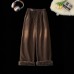 Fleece-Lined Thickened Lamb Velvet Pants Wide Leg High Waist Slimming Versatile Straight Corduroy Sweatpants