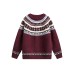 Round neck couple loose sweater