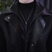 Faux Two-Piece Men's Leather Jacket Autumn/Winter Fashion Style Trendy Brand Premium Feel Cool Leather Coat