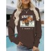 SHOWME printed pullover sweatshirt