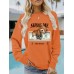 SHOWME printed pullover sweatshirt